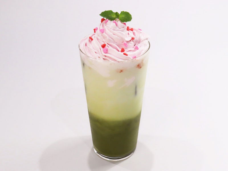 いちご抹茶ラテ